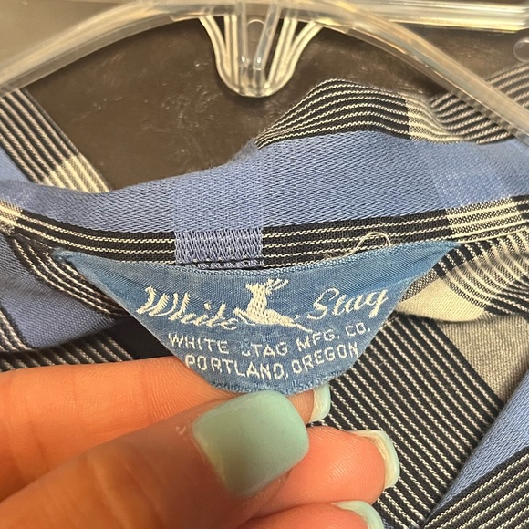 Blue and gray vintage shirt - Picture 2 of 2